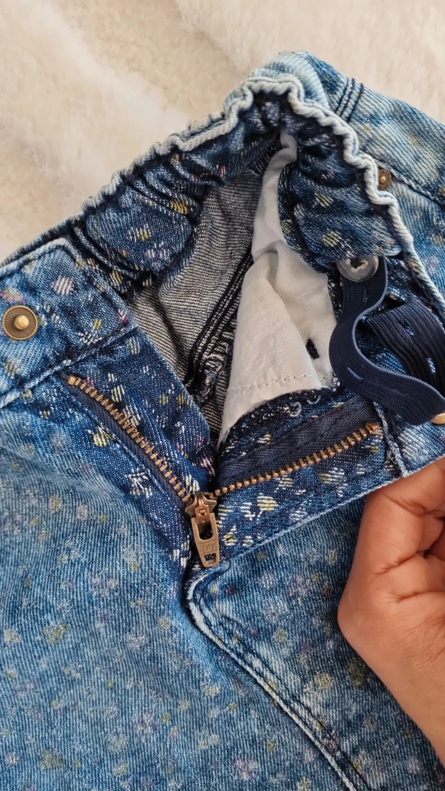 Saia jeans feminina Tape à l’üeil  8 anos (128 cm)  Muito bom estado – photo 6